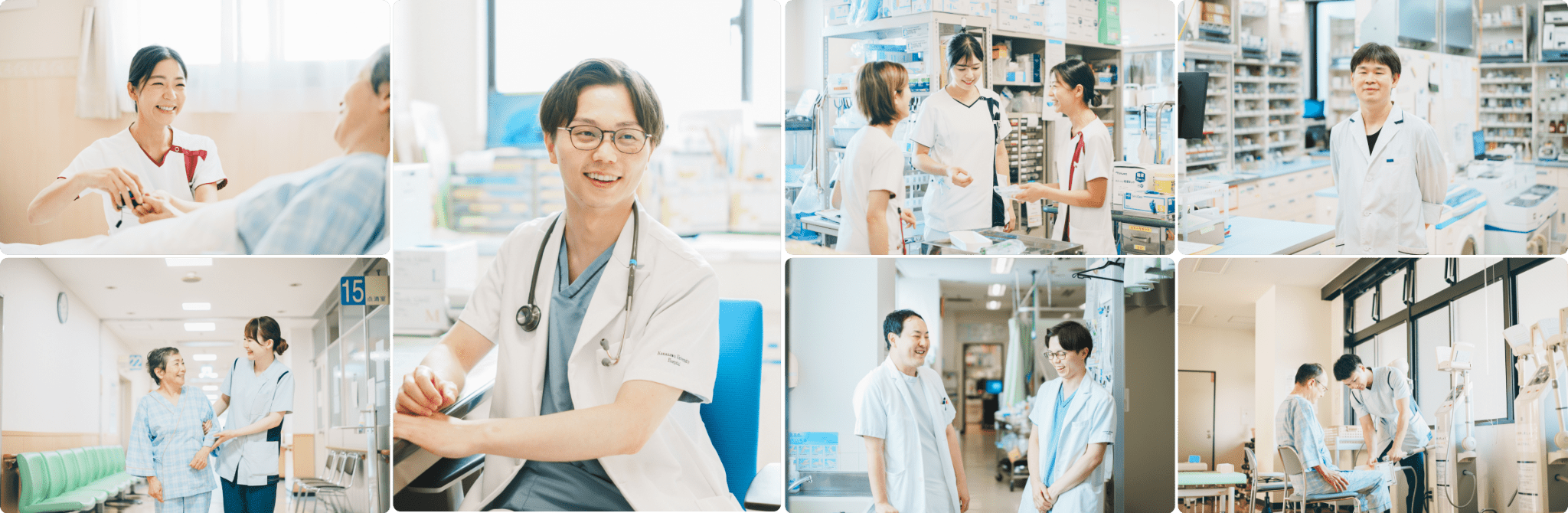 職員たちの働く様子の画像